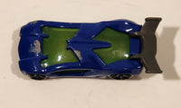 2012 McDonald's Hot Wheels Impavido 1 Blue 6/8 Die Cast Toy Car Vehicle