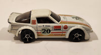 2012 Hot Wheels Super Speeders Mazda RX-7 White Die Cast Toy Car Vehicle