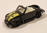 Unknown Brand Volkwagen Cabriolet Black Die Cast Toy Car Vehicle Made in Hong Kong