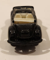 Unknown Brand Volkwagen Cabriolet Black Die Cast Toy Car Vehicle Made in Hong Kong