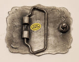 Jack Daniel's Old Time Old No. 7 Brand Tennessee Whiskey Black Enamel Pure Pewter Metal Belt Buckle