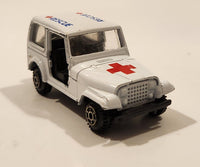 Vintage Jeep CJ-7 White Die Cast Toy Car Vehicle