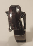 African Man with Hand On Chin Pondering 16" Hand Carved Wood Sculpture