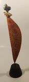 African Woman in Traditional Dress 17 1/2" Sculpture