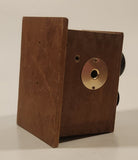 Vintage 1960s Crank Telephone Wood Ringer Box Pencil Sharpener