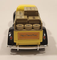 Liberty Classics Home Hardware 1940 Ford Delivery Truck Yellow Die Cast Toy Car Coin Bank with Key