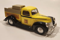 Liberty Classics Home Hardware 1940 Ford Delivery Truck Yellow Die Cast Toy Car Coin Bank with Key