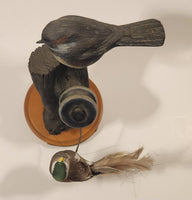 Rare Ducks Unlimited Canada "Prairie Watchman" Song Bird Sculpture Numbered 462/800