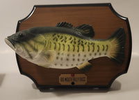 1999 Gemmy Big Mouth Billy Bass Singing Moving Fish On Plaque Novelty Collectible No Adapter Battery Tested Working