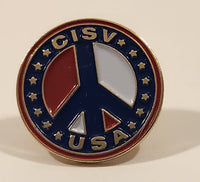 CSIV USA Children's International Summer Village Enamel Metal Lapel Pin