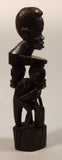 Malawi Tribal People 11" Hand Carved Wood African Sculpture