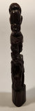 Malawi Tribal People 11" Hand Carved Wood African Sculpture