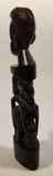 Malawi Tribal People 11" Hand Carved Wood African Sculpture