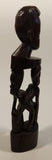 Malawi Tribal People 11" Hand Carved Wood African Sculpture