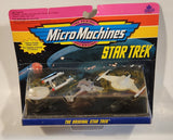 1992 Galoob Micro Machines 65825 The Original Star Trek U.S.S. Enterprise NCC-1701 Klingon Battlecruiser Romulan Bird of Prey Die Cast Toy Vehicles New in Package