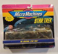 1992 Galoob Micro Machines 65825 The Original Star Trek U.S.S. Enterprise NCC-1701 Klingon Battlecruiser Romulan Bird of Prey Die Cast Toy Vehicles New in Package