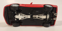 Burago 1997 Chevrolet Corvette Red 1/24 Scale Die Cast Toy Car Vehicle with Opening Doors and Hood
