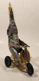 Elephant Riding Bike Wind Up Tin Toy (Missing Ball)