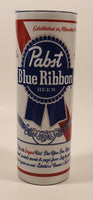 Pabst Blue Ribbon 8 1/4" Tall 20 Fl. Oz. Beer Can Shaped Metal Thermos Drinking Cup