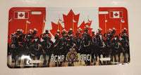 RCMP GRC Royal Canadian Mounted Police Musical Ride 6" x 12" Embossed Metal Novelty Vehicle License Plate Tag