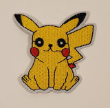 Pokemon Pikachu Embroidered Fabric Patch Badge