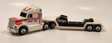 1990 Buddy L NASA Peterbilt Semi Tractor and Trailer Pressed Steel Toy Car Vehicle