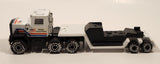 1986 Remco NASA Semi Tractor and Trailer Pressed Steel Toy Car Vehicle