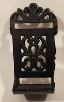 Wall Mount Cast Iron Match Holder