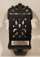 Wall Mount Cast Iron Match Holder