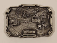 1992 Iowa Premium Specialty Co. Fisher Limited Edition Type 3710 #554 of 750 Metal Belt Buckle