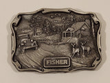 1992 Iowa Premium Specialty Co. Fisher Limited Edition Type 3710 #554 of 750 Metal Belt Buckle