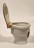 Loffingen Schw Germany Ceramic Toilet Shaped Pipe Ash Tray