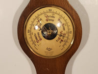 Vintage Fisher Wooden Barometer Weather Station