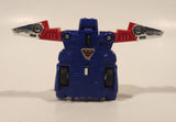 1985 McDonald's Tomy Japan Gobot Commandrons Velocitor Red Blue White Transformer Toy Vehicle