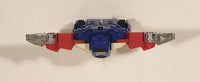 1985 McDonald's Tomy Japan Gobot Commandrons Velocitor Red Blue White Transformer Toy Vehicle