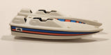 Tomy Mighty Motor Boats Catamaran #4 White Plastic Toy Speed Boat