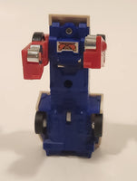 1985 McDonald's Tomy Japan Gobot Commandrons Motron Red Blue White Transformer Car Toy Vehicle