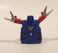 1985 McDonald's Tomy Japan Gobot Commandrons Velocitor Red Blue White Transformer Toy Vehicle