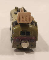 2002 Learning Curve Gullane Thomas & Friends Diesel 10 Train Engine Locomotive Brown Beige 4" Long Magnetic Die Cast Toy Vehicle