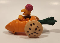 1987-1988 Orange Fraggle Rock 'Gobo' Carrot Shaped Toy Car Vehicle McDonald's Happy Meal Toy