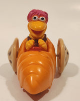 1987-1988 Orange Fraggle Rock 'Gobo' Carrot Shaped Toy Car Vehicle McDonald's Happy Meal Toy