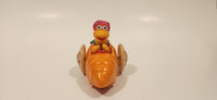 1987-1988 Orange Fraggle Rock 'Gobo' Carrot Shaped Toy Car Vehicle McDonald's Happy Meal Toy