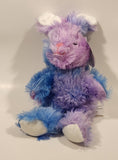 Greenbrier Fuzzy Friends Blue and Purple Bunny Rabbit 10" Stuffed Plush Toy with Tag