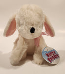 Greenbrier Fuzzy Friends White Bunny Rabbit 6" Stuffed Plush Toy