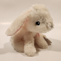 Greenbrier Fuzzy Friends White Bunny Rabbit 6" Stuffed Plush Toy