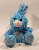 Greenbrier Blue and White Bunny Rabbit 8" Stuffed Plush Toy