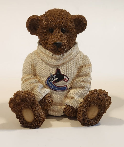 Vancouver Canucks NHL Hockey Team 3" Tall Resin Bear Figurine