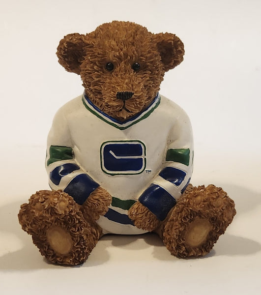 NHL 1970/71 Vancouver Canucks 2 3/4" Tall Resin Teddy Bear Figurine