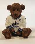 Elby Gifts NHL Power Play Captain Series Vancouver Canucks #19 Markus Naslund 3" Tall Resin Teddy Bear Figurine