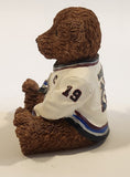 Elby Gifts NHL Power Play Captain Series Vancouver Canucks #19 Markus Naslund 3" Tall Resin Teddy Bear Figurine